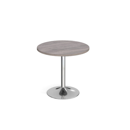 Genoa circular dining table with trumpet base - GDC800-C-GO