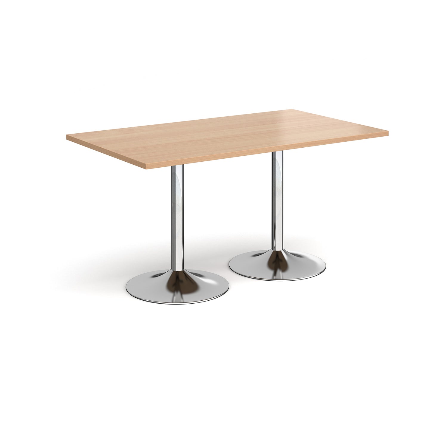 Genoa rectangular dining table with trumpet base - GDR1400-C-B