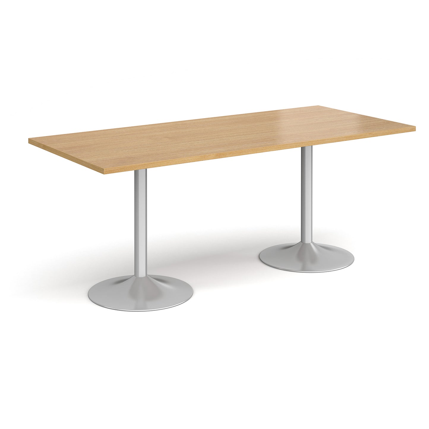 Genoa rectangular dining table with trumpet base - GDR1800-S-O