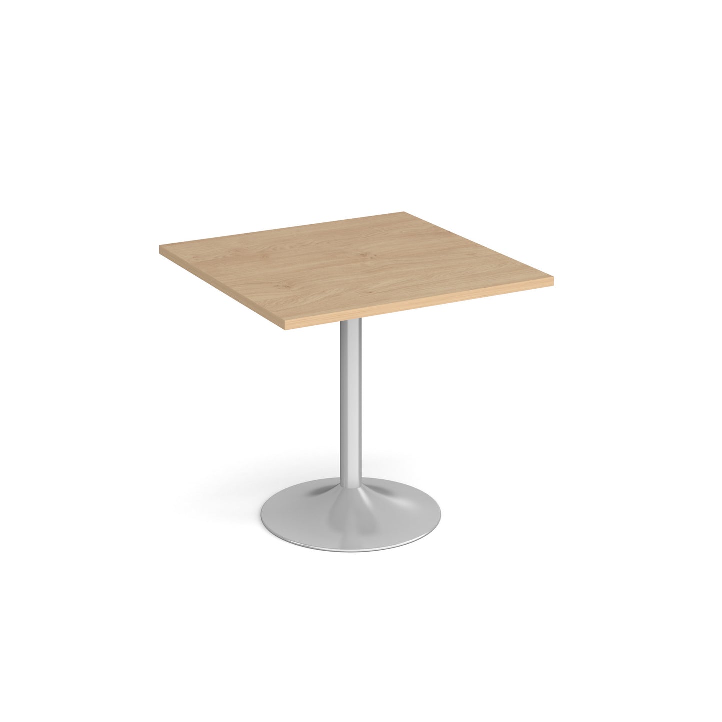Genoa square dining table with trumpet base - GDS800-S-KO