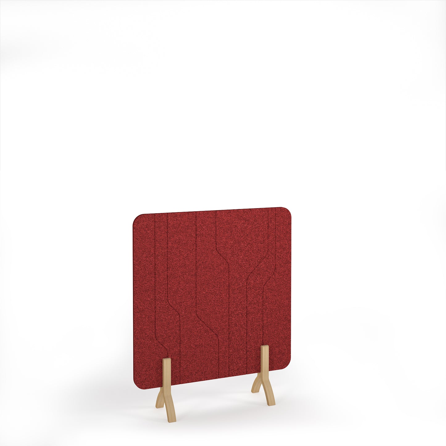 Grain Accoustic Floor Standing Screen Wooden Legs - GFSC1400-WF-PR