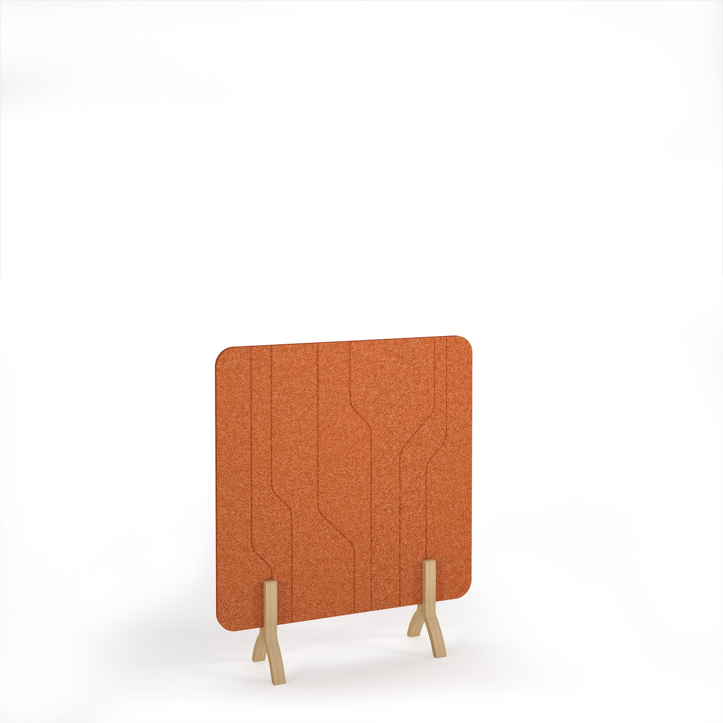 Grain Accoustic Floor Standing Screen Wooden Legs - GFSC1400-WF-TA