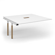 Connex Plus Goal Post rectangular boardroom table add power ready