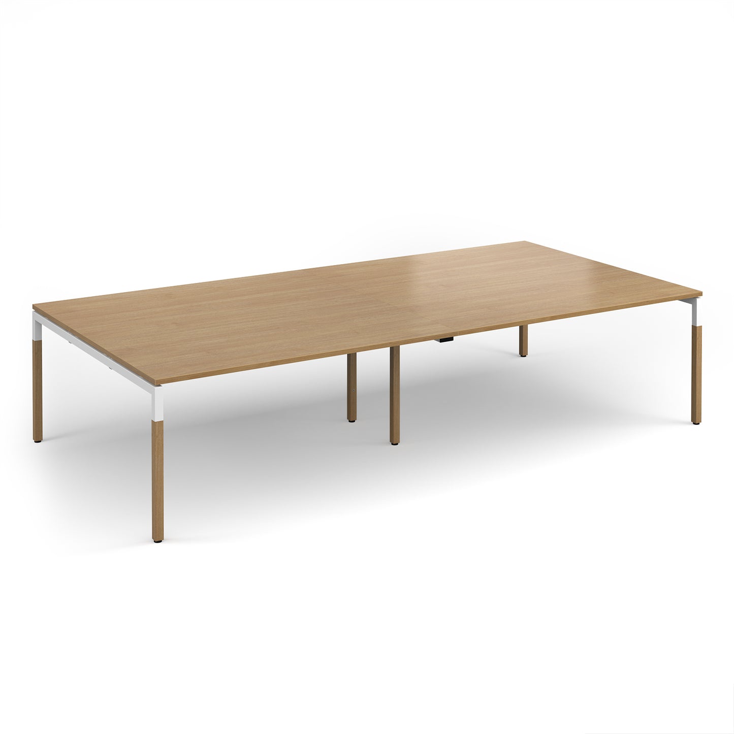 Connex Plus Goal Post rectangular boardroom table - GWBT3216-WH-O