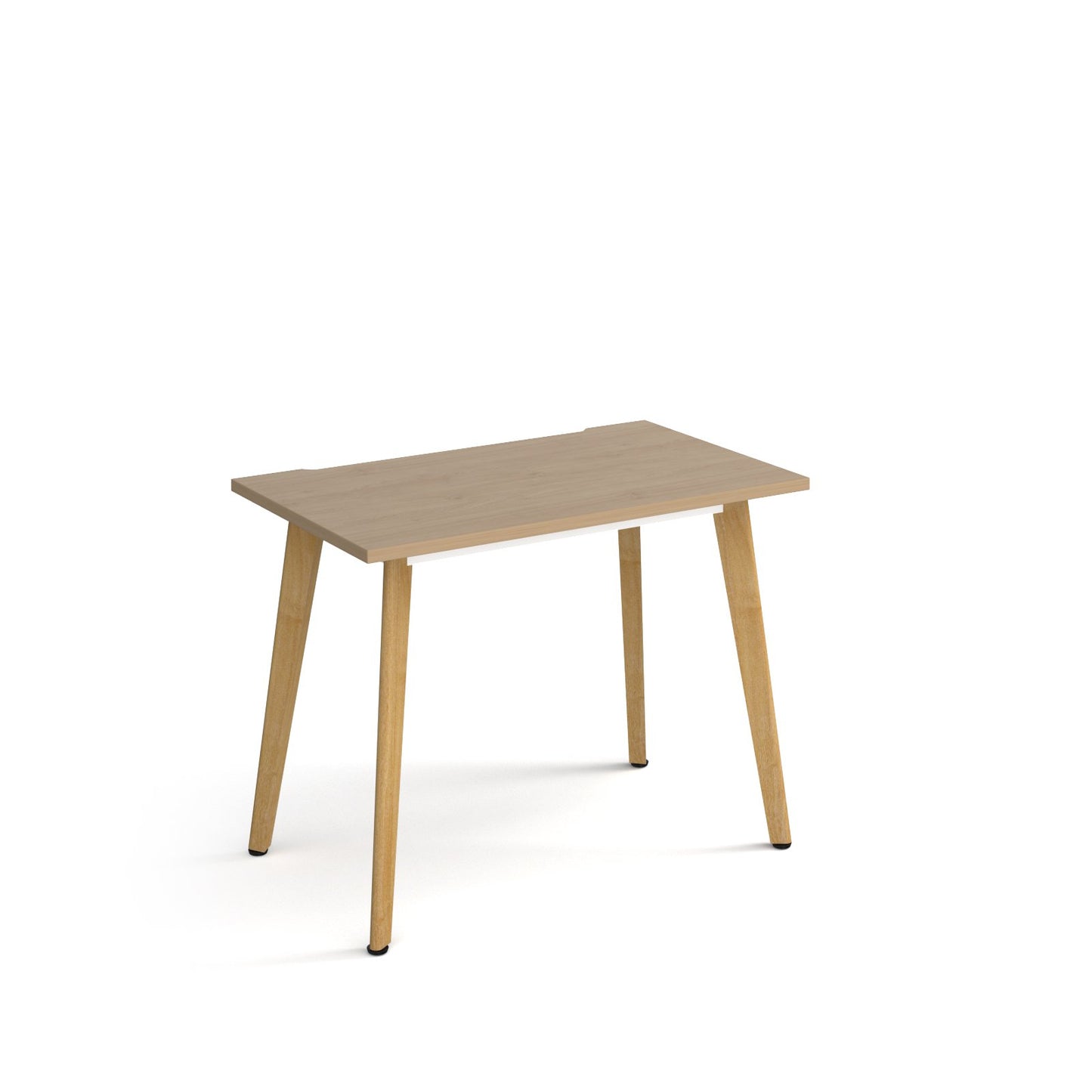 Giza wooden leg 600mm deep desk