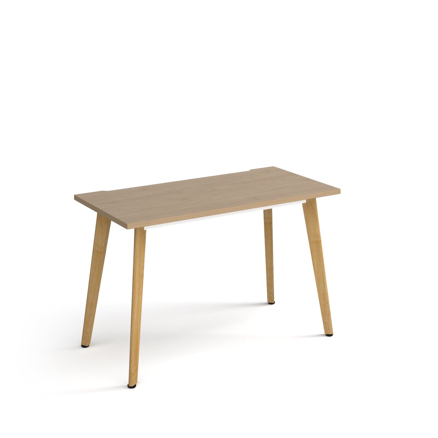 Giza wooden leg 600mm deep desk