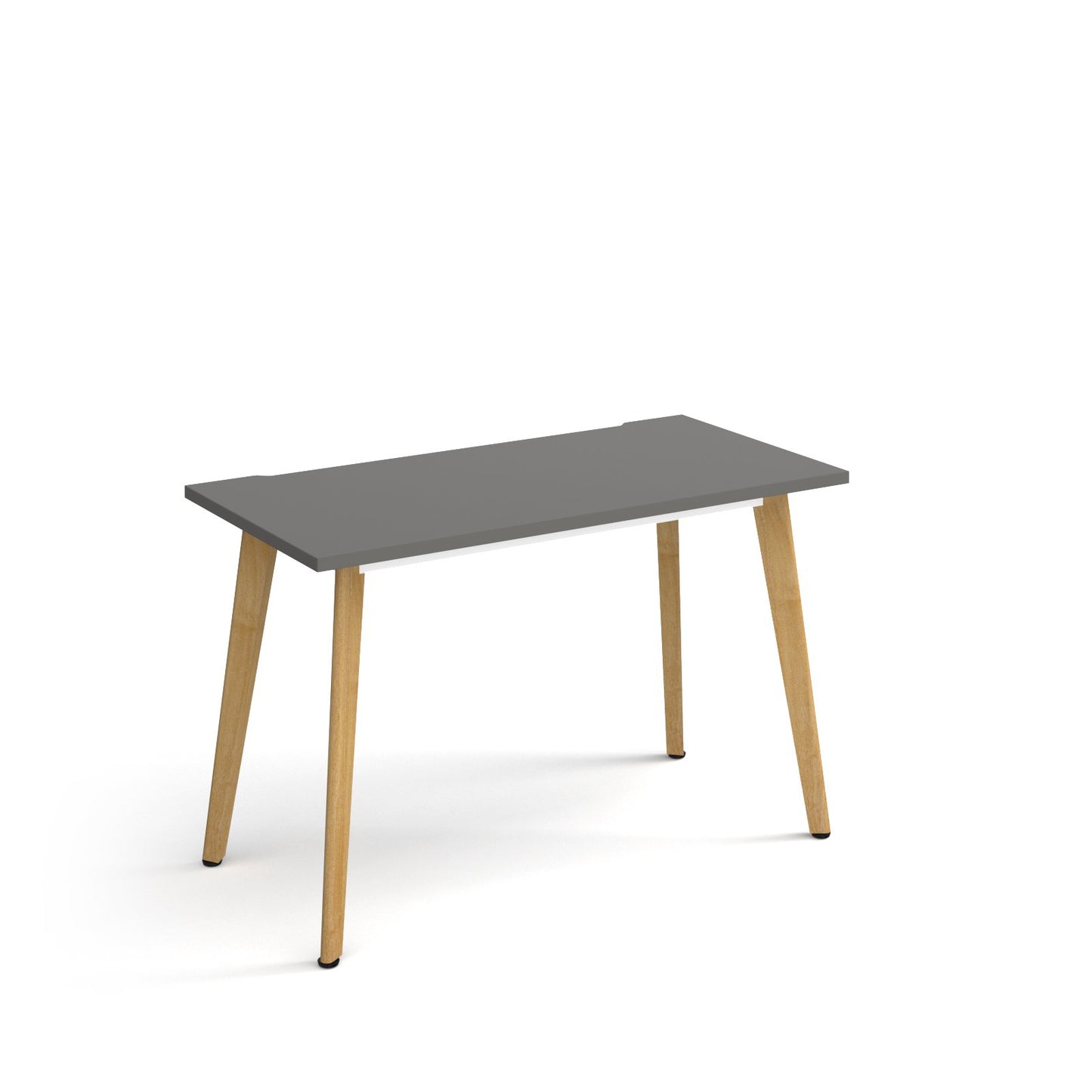 Giza wooden leg 600mm deep desk