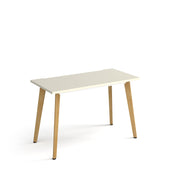 Giza wooden leg 600mm deep desk