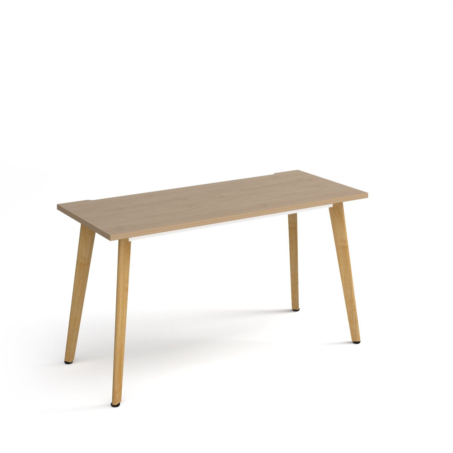 Giza wooden leg 600mm deep desk