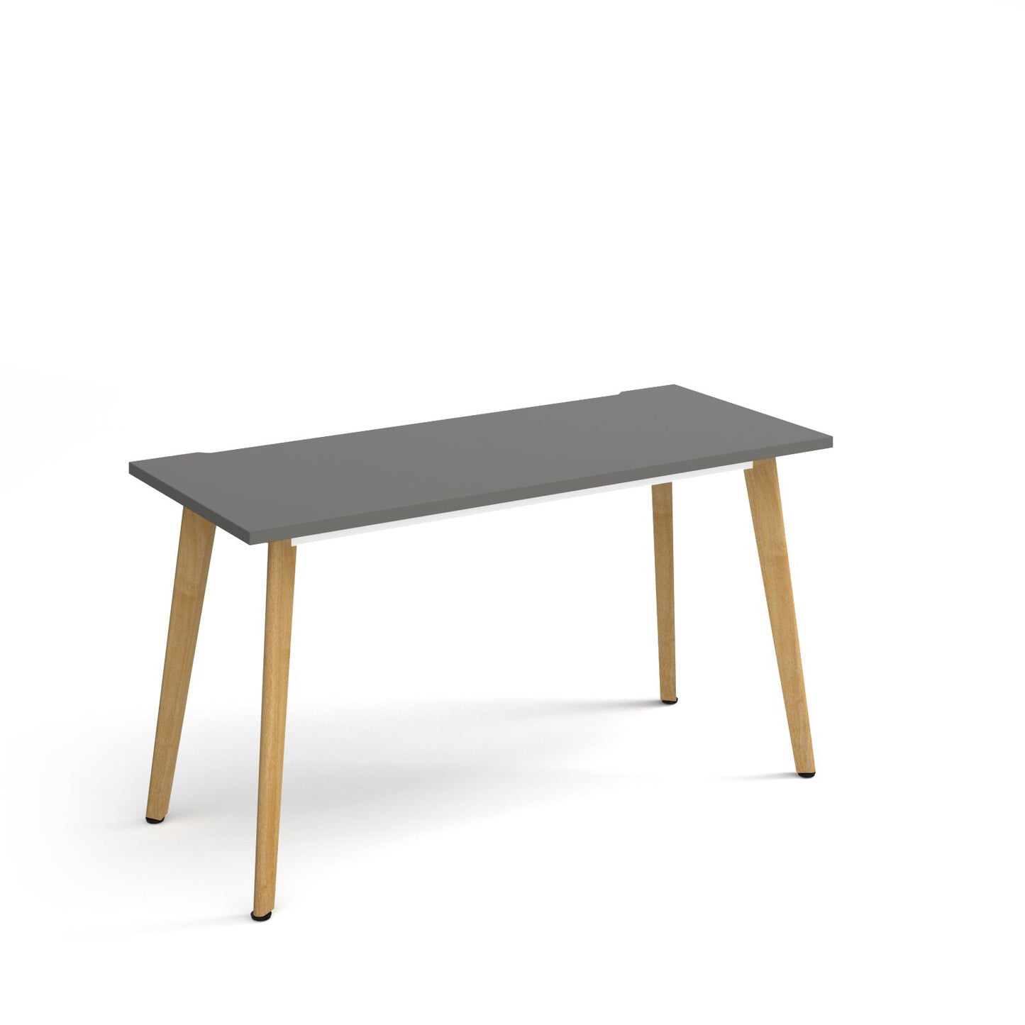 Giza wooden leg 600mm deep desk