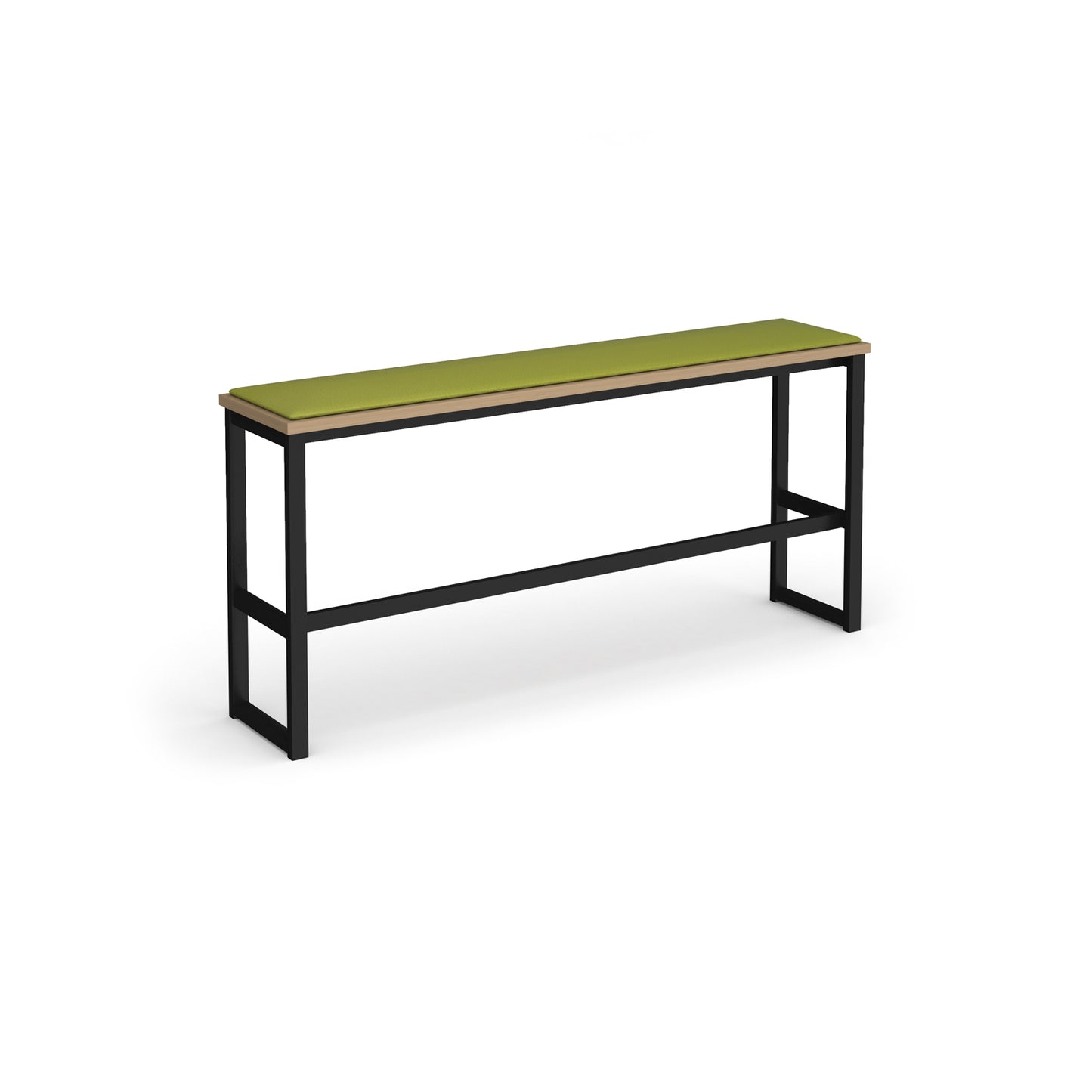 Otto Poseur high bench with seat pad - HBSP1650-K-KO