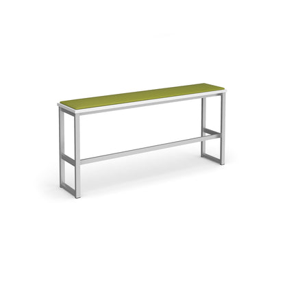 Otto Poseur high bench with seat pad - HBSP1650-S-WH