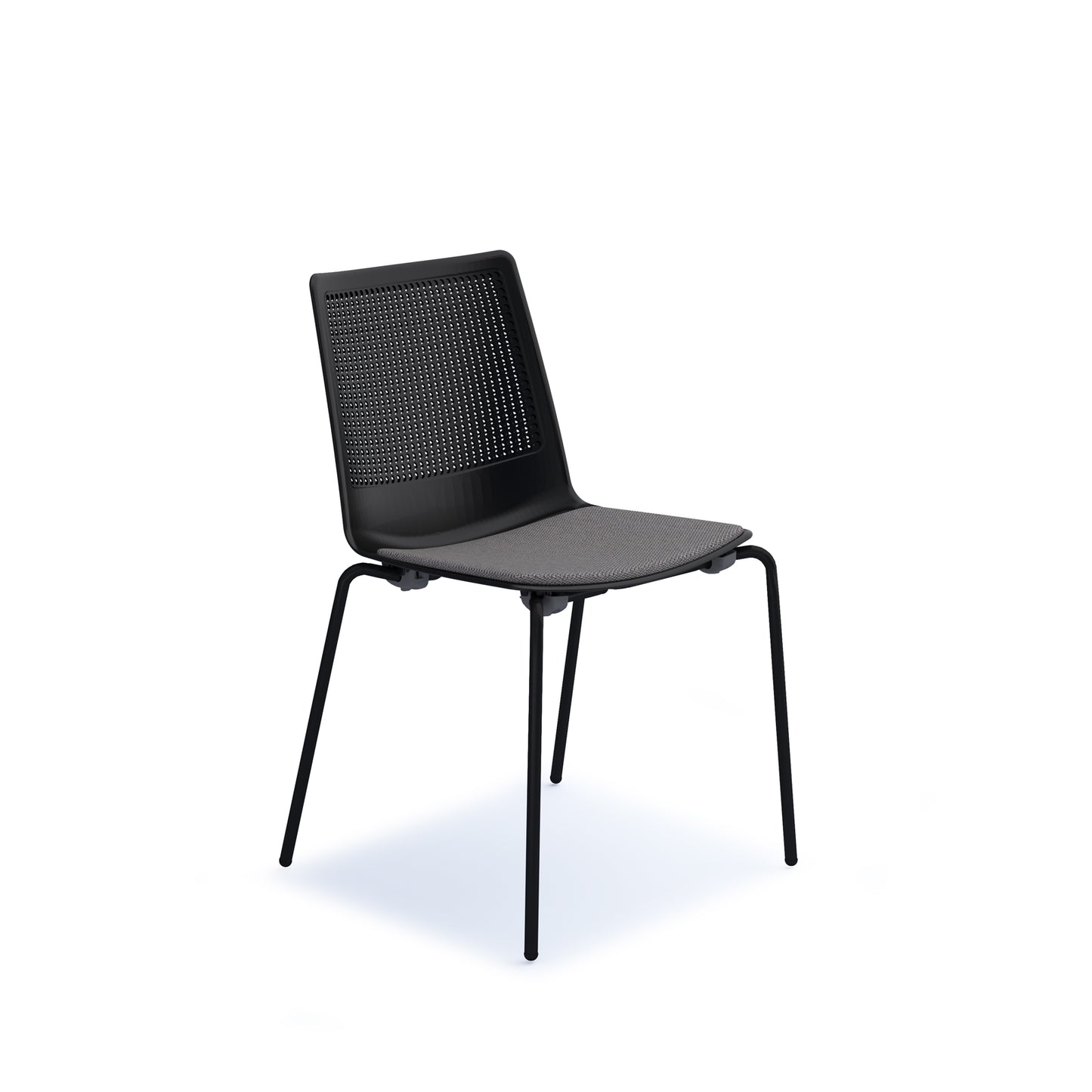 Harmony multi-purpose chair with seat pad - HRM504K-K-SP