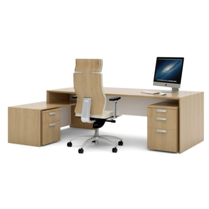 Verco Aston Rectangular Panel End Executive Desk 800mm Deep