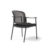 Joni 4 leg mesh back meeting chair with arms