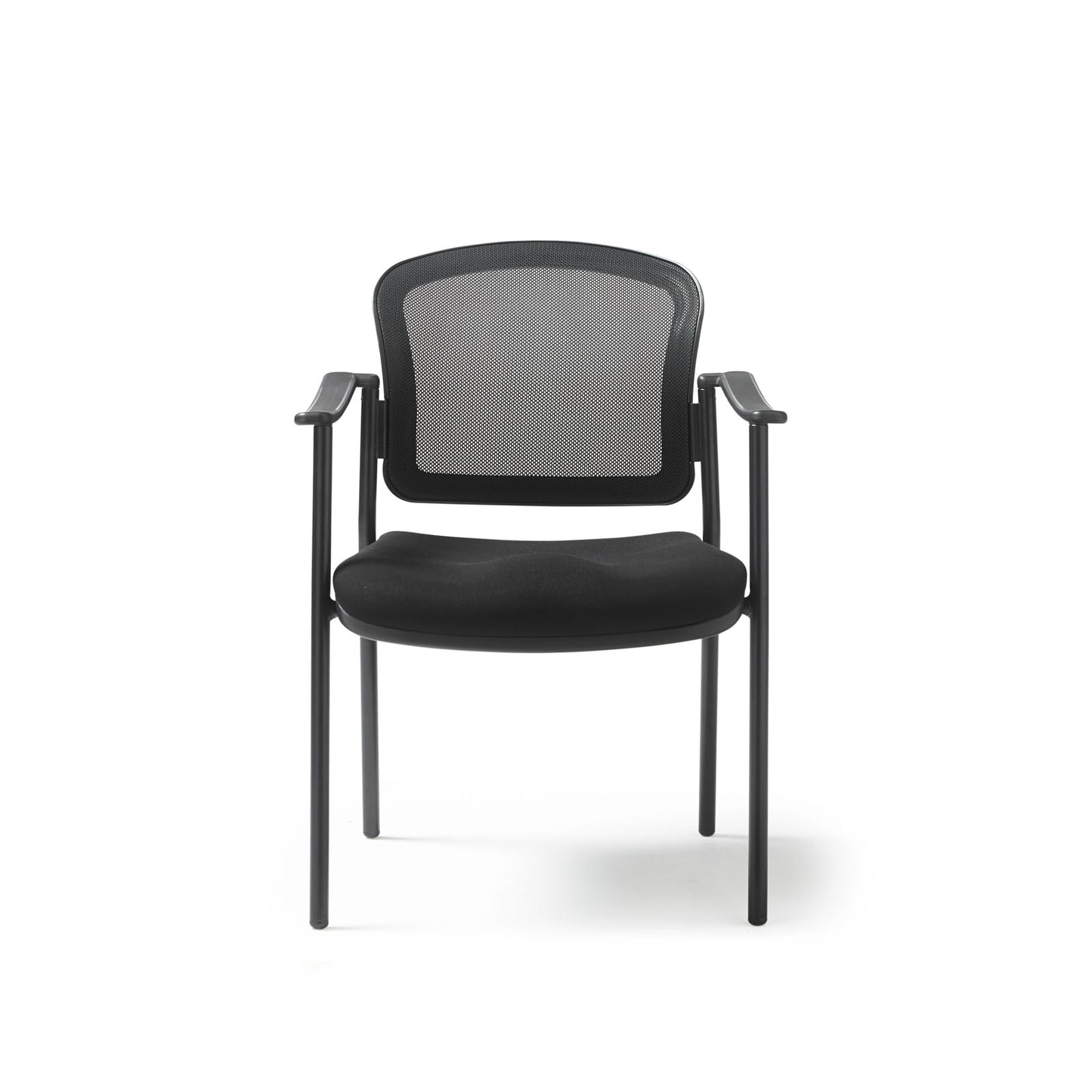 Joni 4 leg mesh back meeting chair with arms