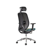 Kura mesh task with head rest - aluminium