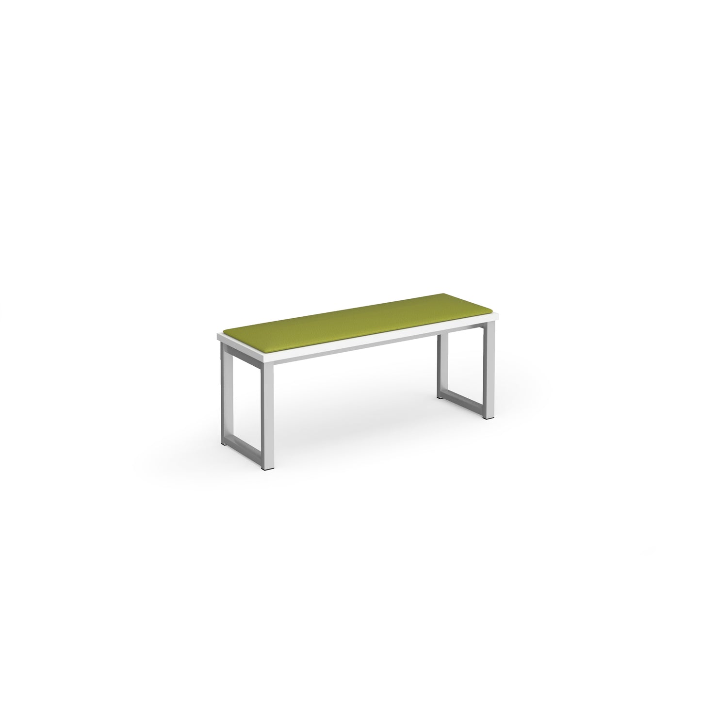 Otto low bench with seat pad - LBSP1050-S-WH