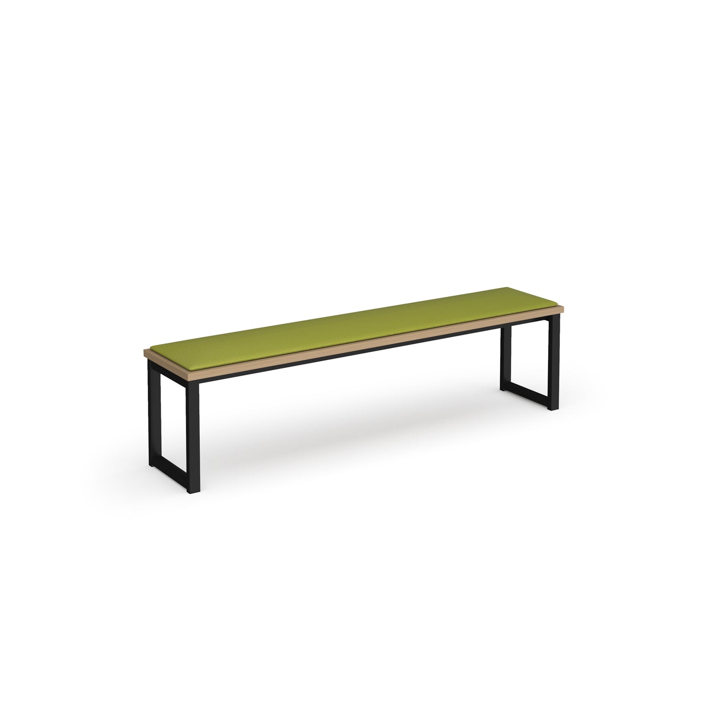 Otto low bench with seat pad - LBSP1650-K-KO