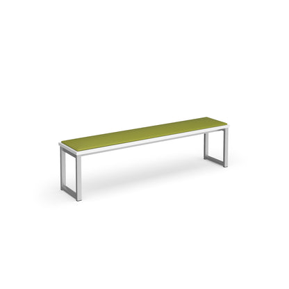 Otto low bench with seat pad - LBSP1650-S-WH