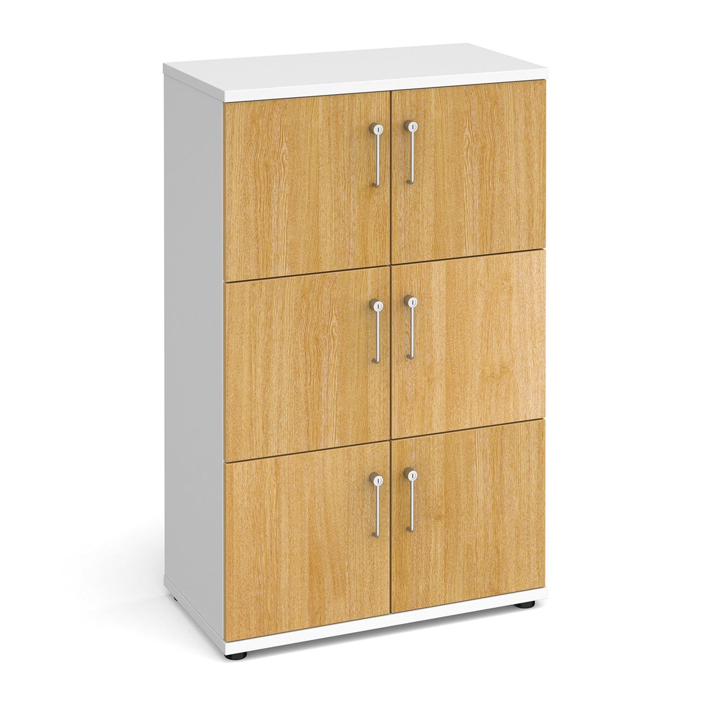 Wooden storage lockers