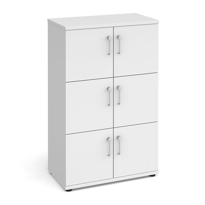 Wooden storage lockers - LCK6DWH