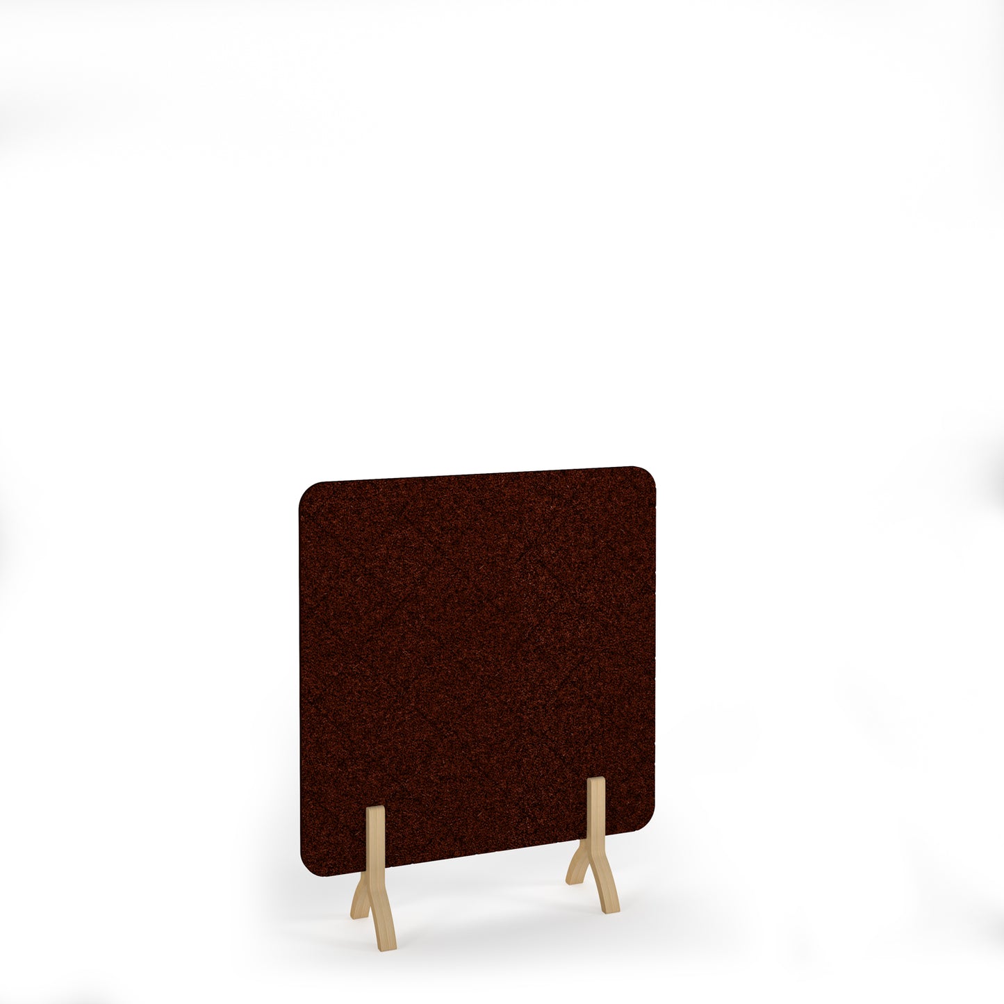 Lattice Acoustic Floor Standing Screen Wooden Legs - LFSC1400-WF-MA