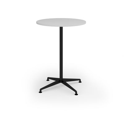 Loft circular poseur table - LTPC8-K-WH