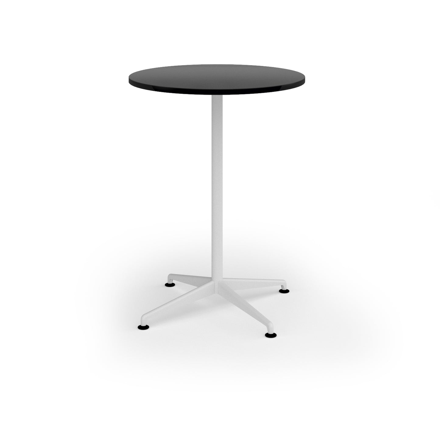 Loft circular poseur table - LTPC8-WH-K