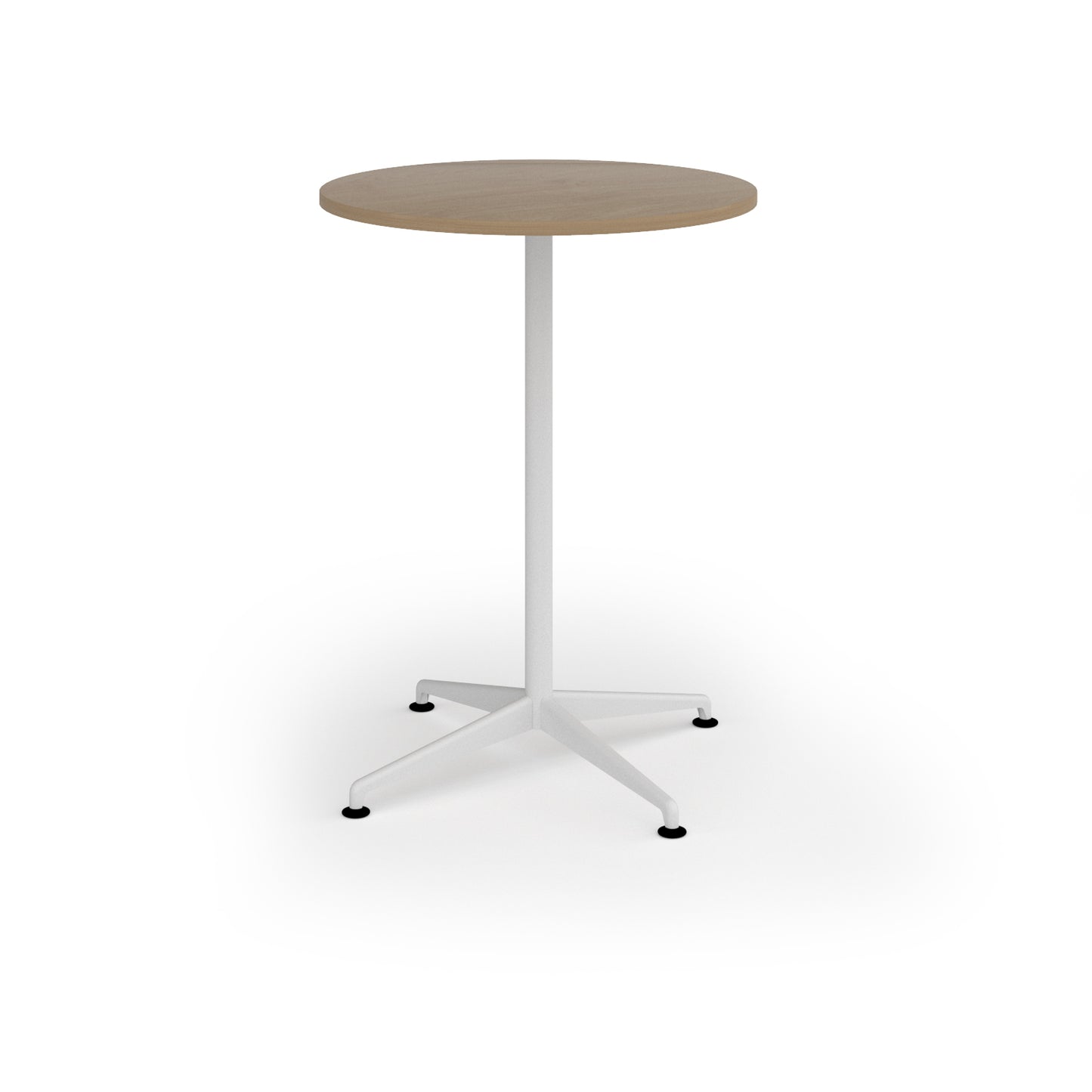 Loft circular poseur table - LTPC8-WH-KO