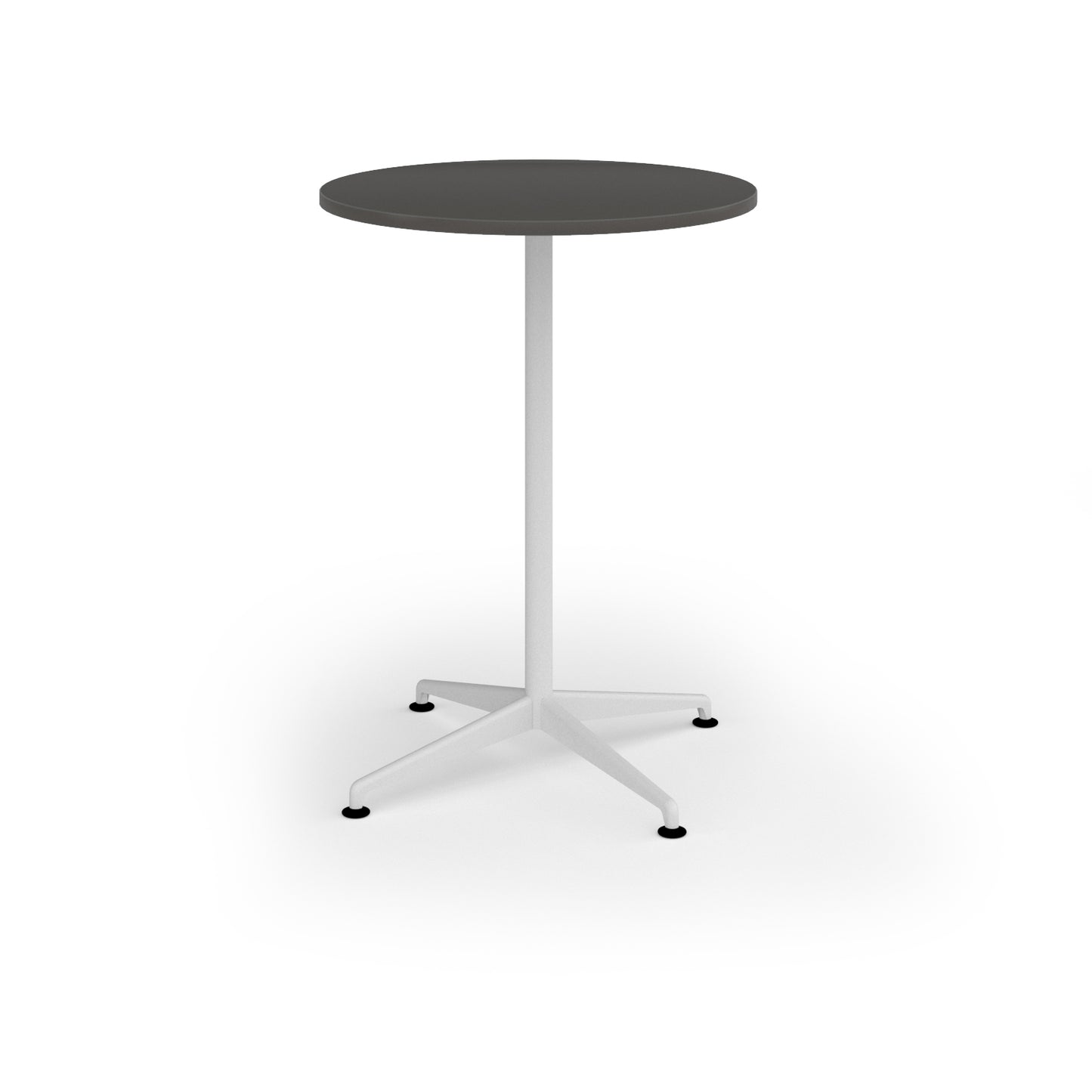 Loft circular poseur table - LTPC8-WH-OG