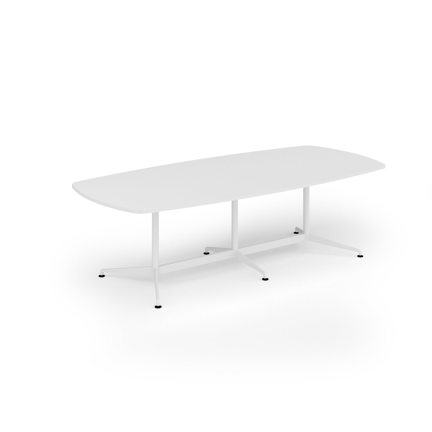 Loft double barrel table - LTW2612-WH-WH