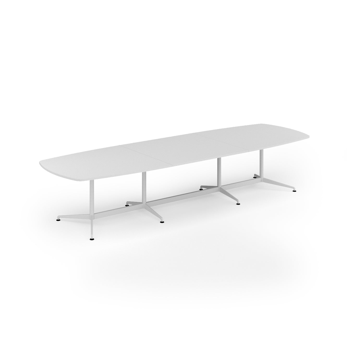 Loft triple barrel table - LTW3812-WH-WH