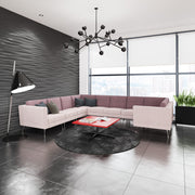 Lyric modular soft seating - left arm and metal legs