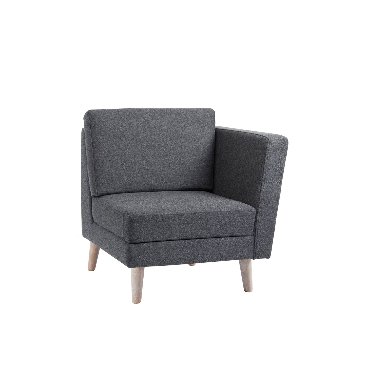 Lyric modular soft seating - left arm and metal legs - LYRLA-WF