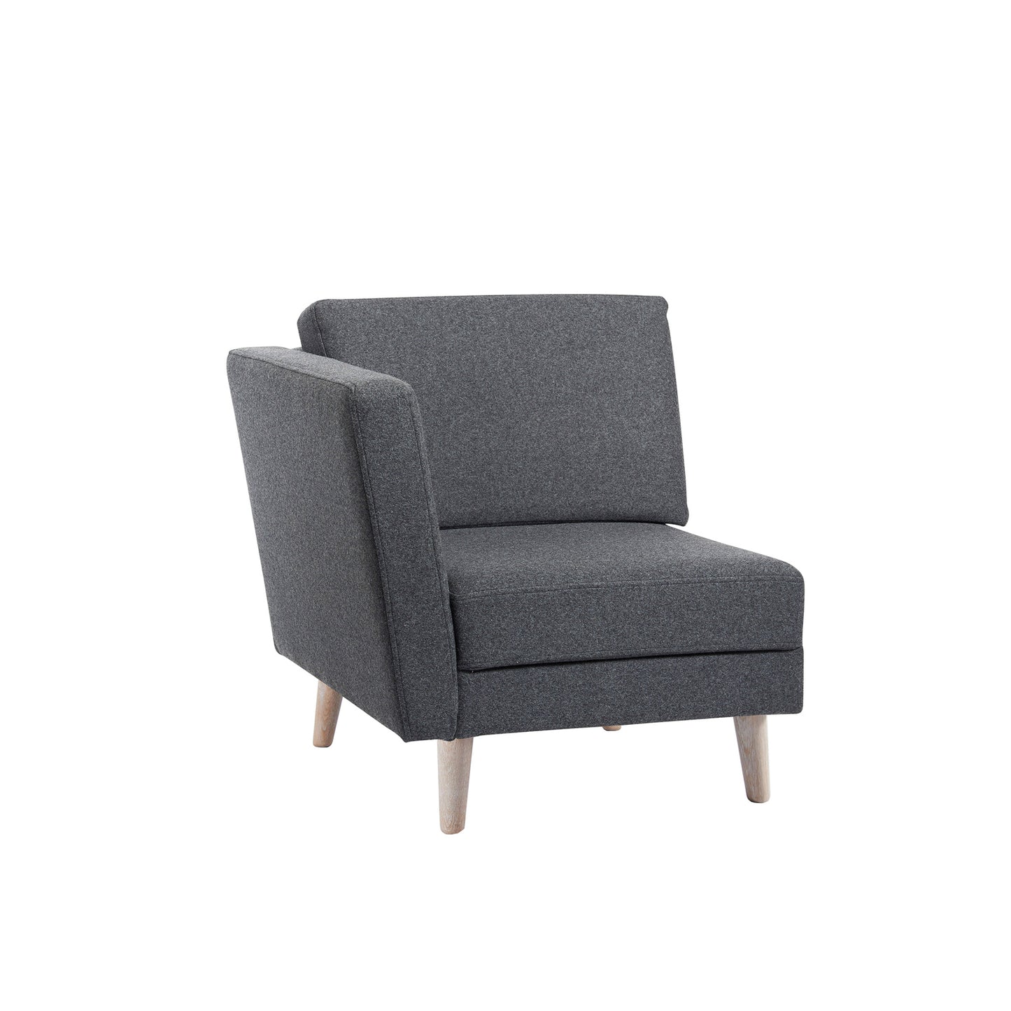Lyric modular soft seating - left arm and metal legs - LYRRA-WF