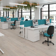 Maestro 25 cable managed left hand wave desk