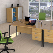 Maestro 25 H-Frame 800mm deep desk xxx