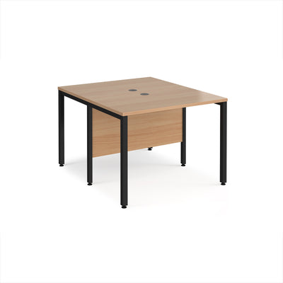 Maestro 25 bench back to back straight desks 1200mm - MB1012BKB