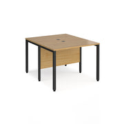 Maestro 25 bench back to back straight desks 1200mm