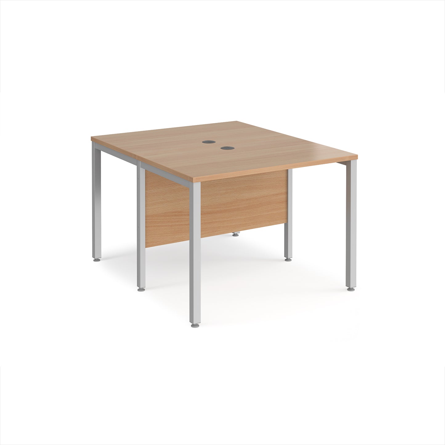 Maestro 25 bench back to back straight desks 1200mm - MB1012BSB