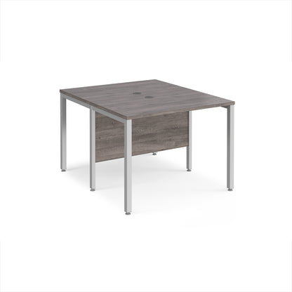 Maestro 25 bench back to back straight desks 1200mm - MB1012BSGO