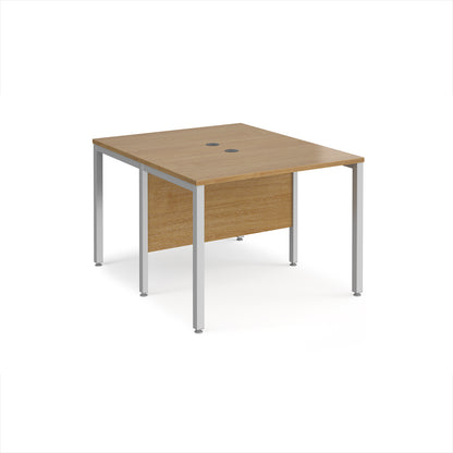 Maestro 25 bench back to back straight desks 1200mm - MB1012BSO