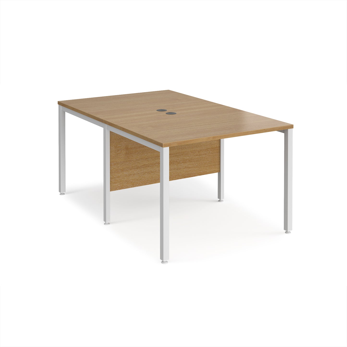 Maestro 25 bench back to back straight desks 1600mm - MB1016BWHO