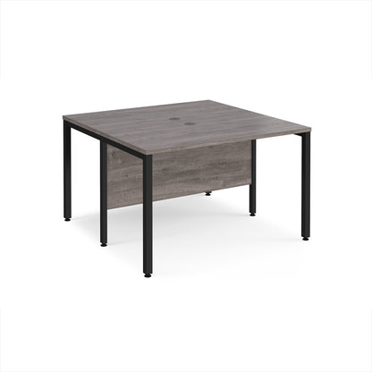 Maestro 25 bench back to back straight desks 1200mm - MB1212BKGO