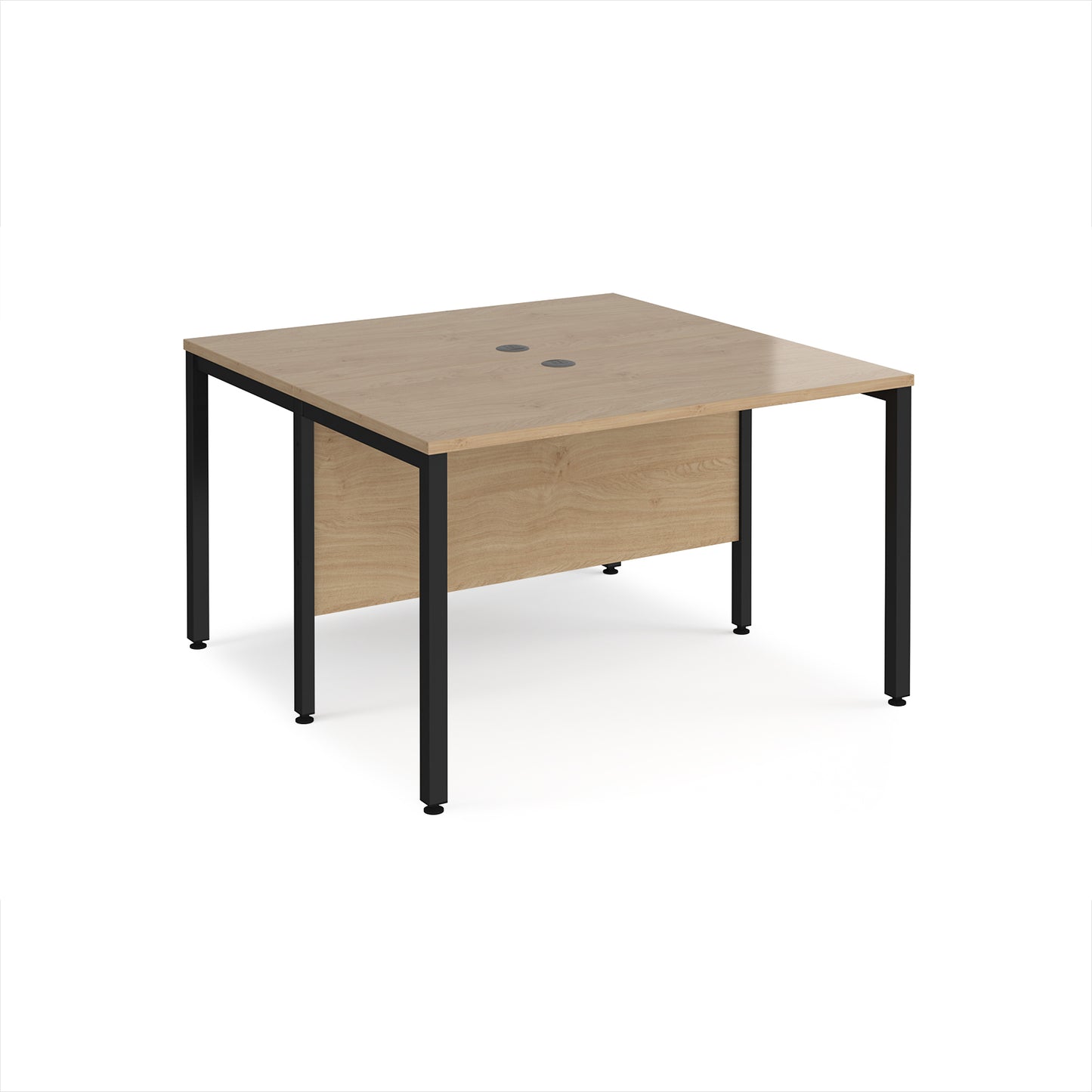 Maestro 25 bench back to back straight desks 1200mm - MB1212BKKO