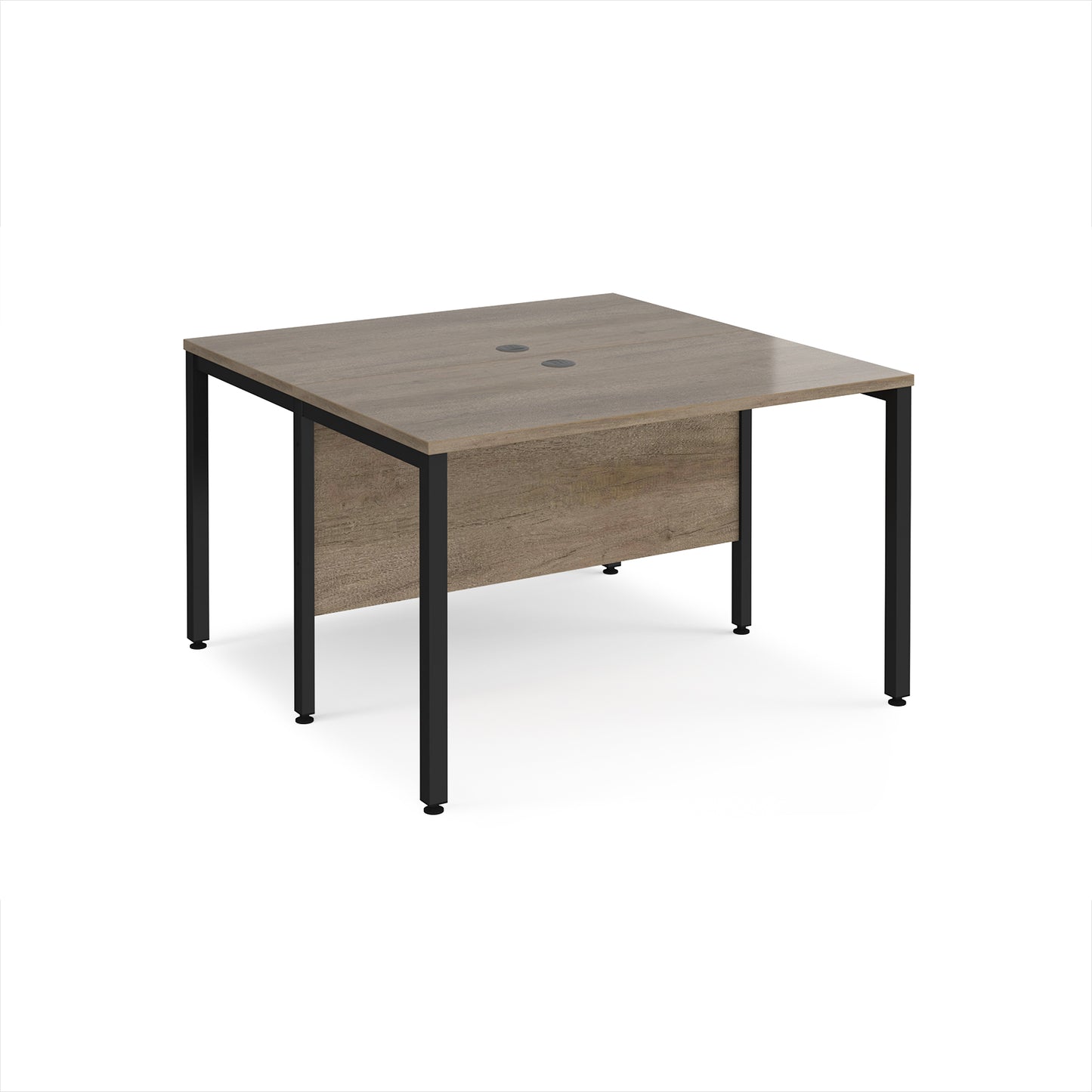 Maestro 25 bench back to back straight desks 1200mm - MB1212BKNO