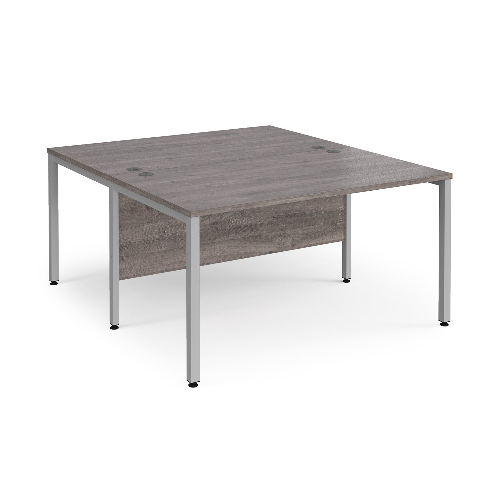 Maestro 25 bench back to back straight desks 1600mm