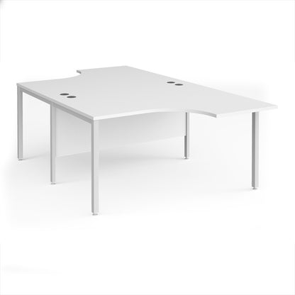 Maestro 25 bench back to back ergonomic desks - MB14EBWHWH