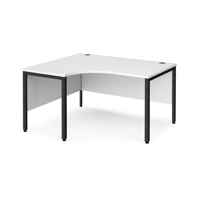 Maestro 25 bench left hand ergonomic corner desk